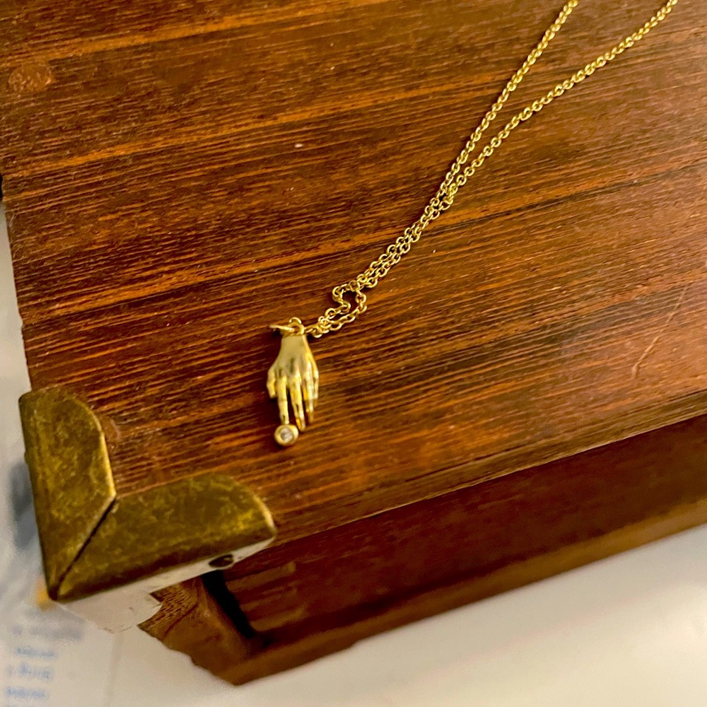 Ana Luisa Noelle Hand Necklace